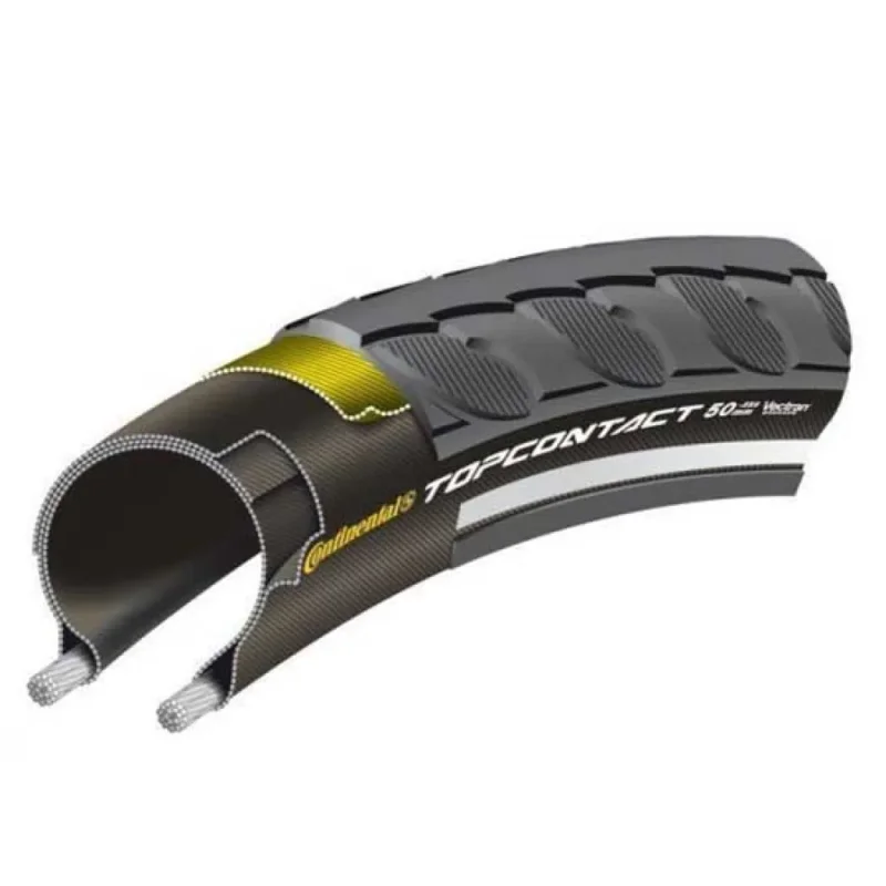 Continental Pneu urbain Contact II Tubeless 700C x 25 Jusqu'à Épuisement Des Stocks