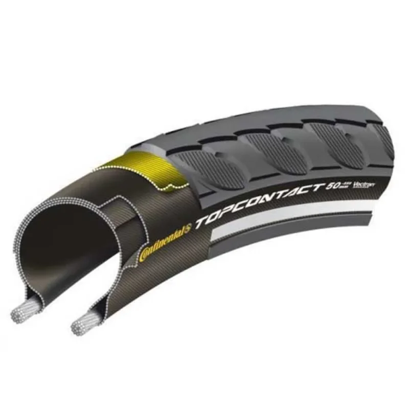 Expédié Aujourd'hui Continental Pneu urbain Top Contact II Tubeless 700C x 42