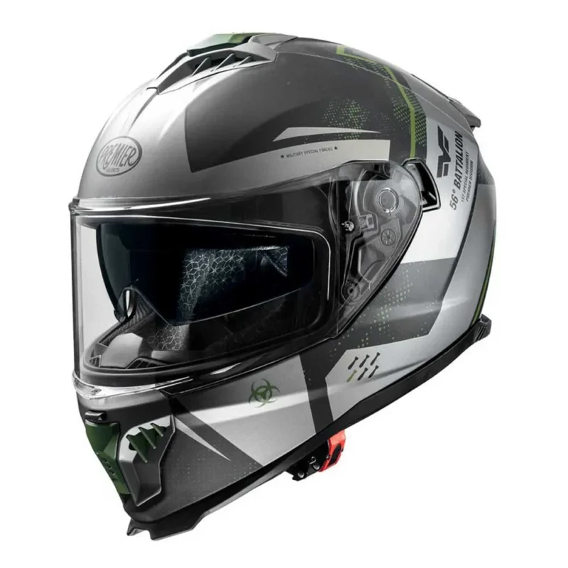 Authentique Premier Helmets Casque intégral 23 Typhoon BamilyBM Pinlock Included