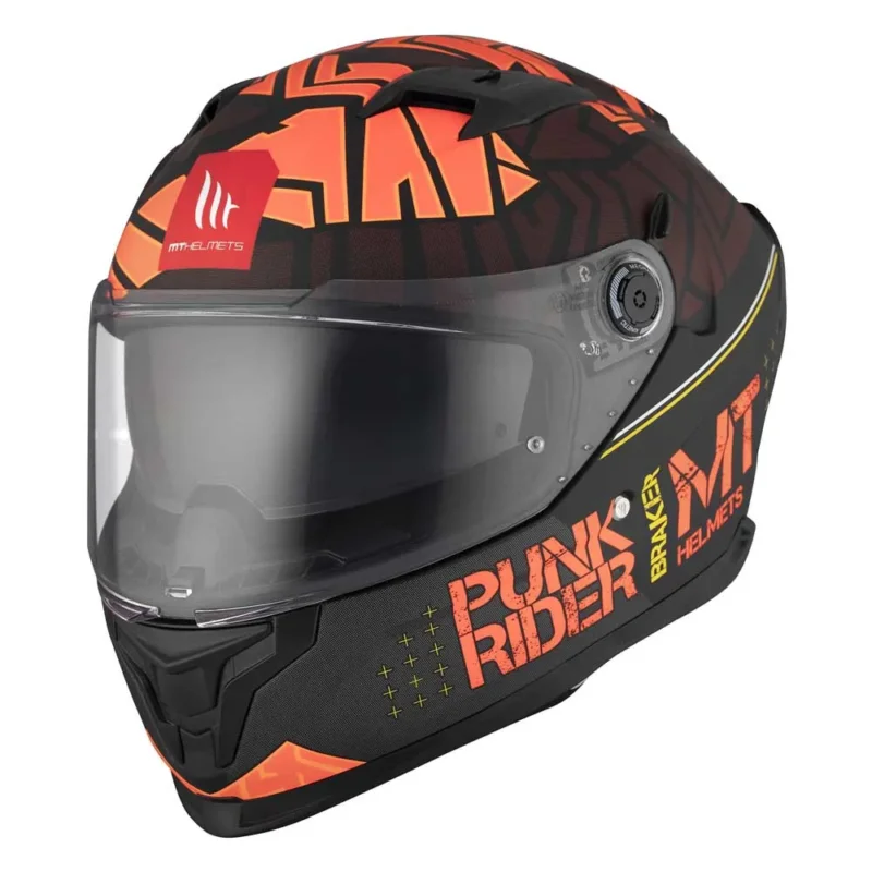 Achat Immédiat MT Helmets Casque intégral Braker SV Punk Rider