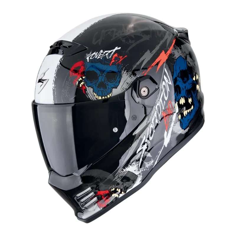 Top Vente Scorpion Casque intégral Covert FX Skullz