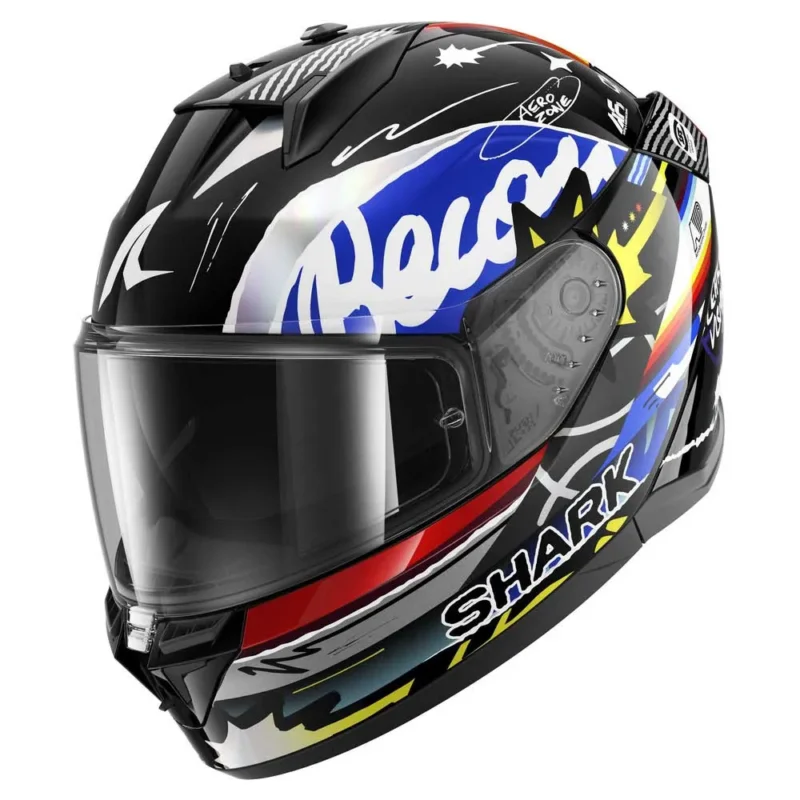 Certifié Shark Casque intégral D-Skwal 3 Streetrush ECE