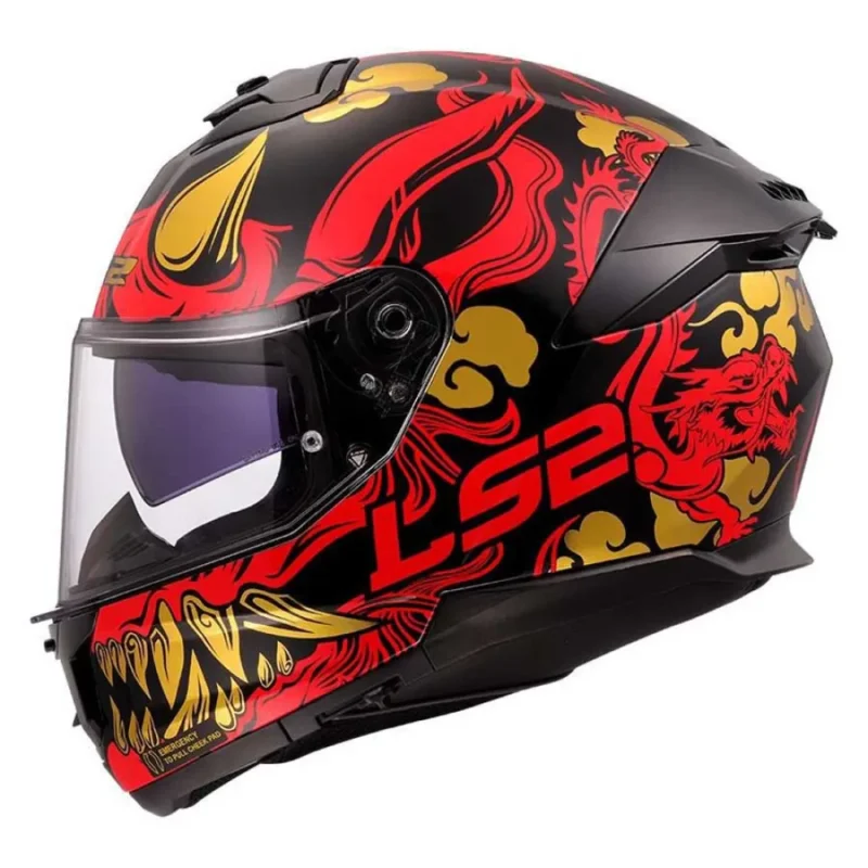 Expédié Aujourd'hui LS2 Casque intégral FF808 Stream II Drako