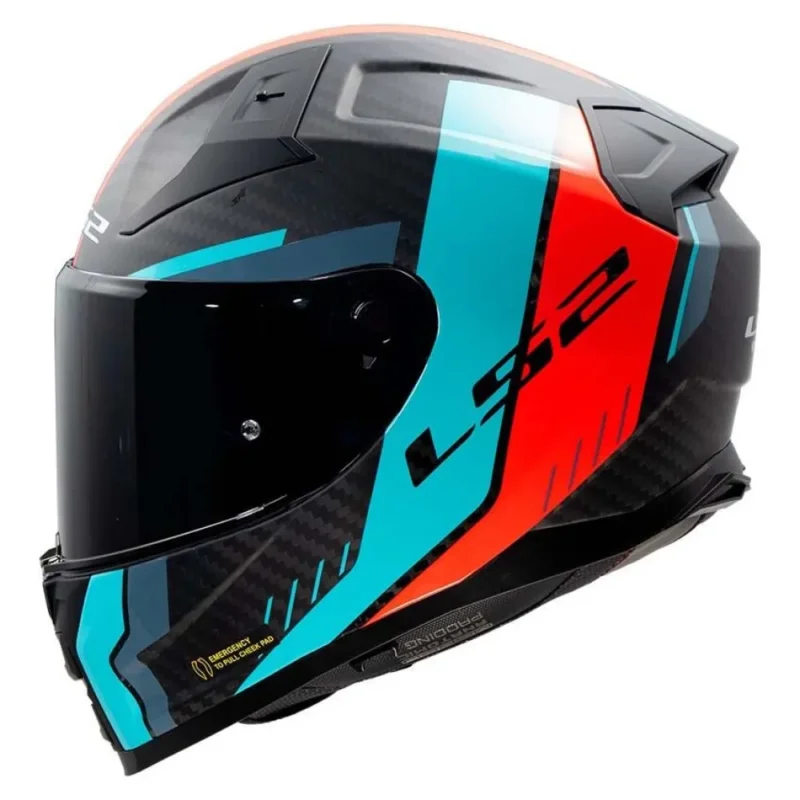 LS2 Casque intégral FF811 Vector II Carbon Grid Vente Flash