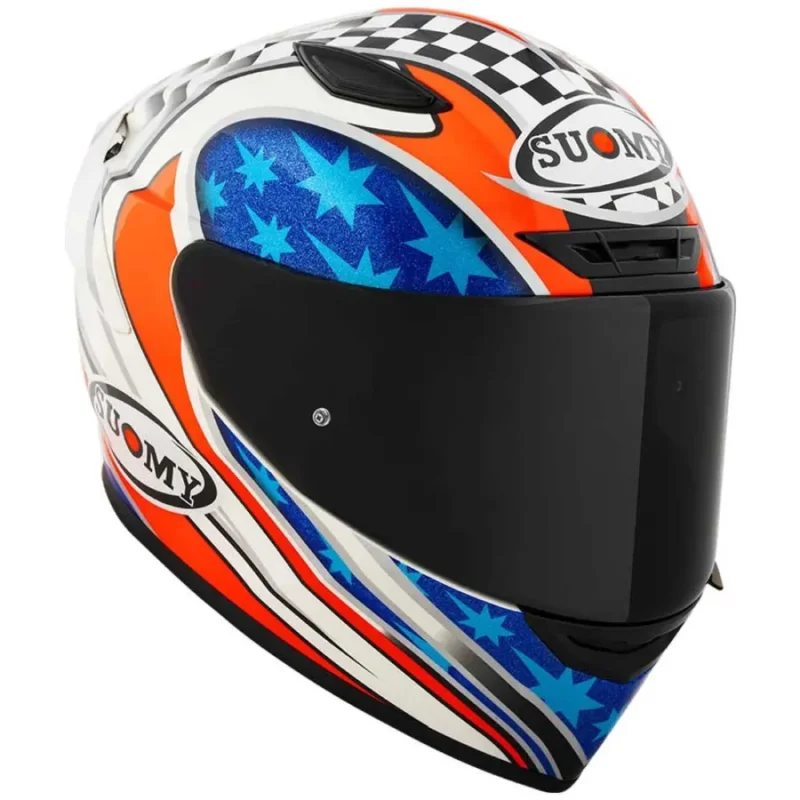 Prix Cassé Suomy Casque intégral Track-1 Replica Troy Bayliss 2002