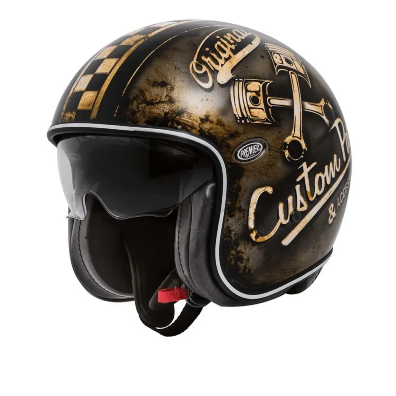 Premier Helmets Casque jet 23 Vintage OP9 BM 22.06 Nouvelle Collection