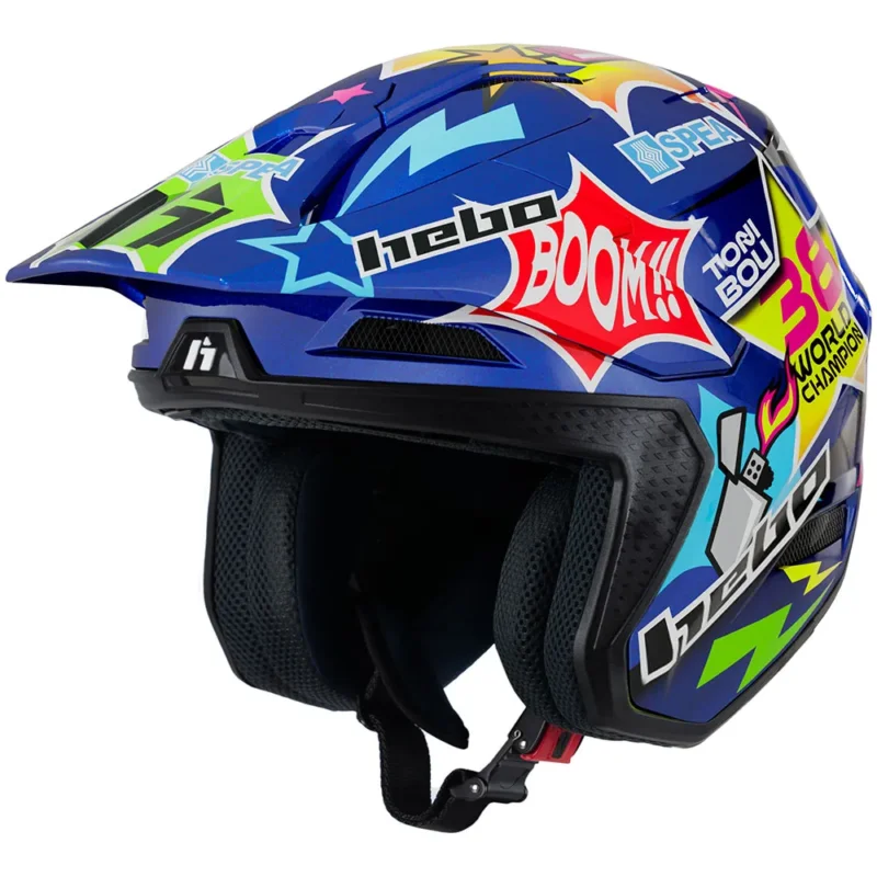Hebo Casque jet HTR F02 Toni Bou 38 Dernier Modèle