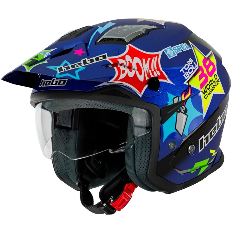 Hebo Casque jet HTR-P01 V6 Toni Bou 38 Petit Prix