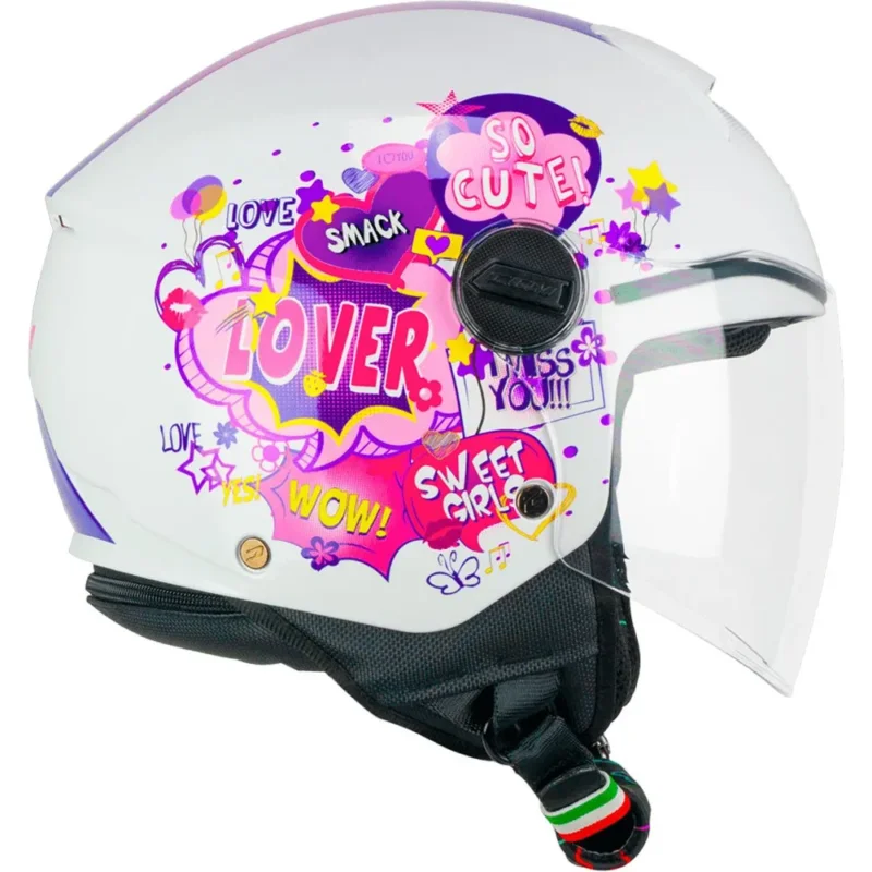 Cgm Casque jet junior 261G Mini Comics Livraison Express