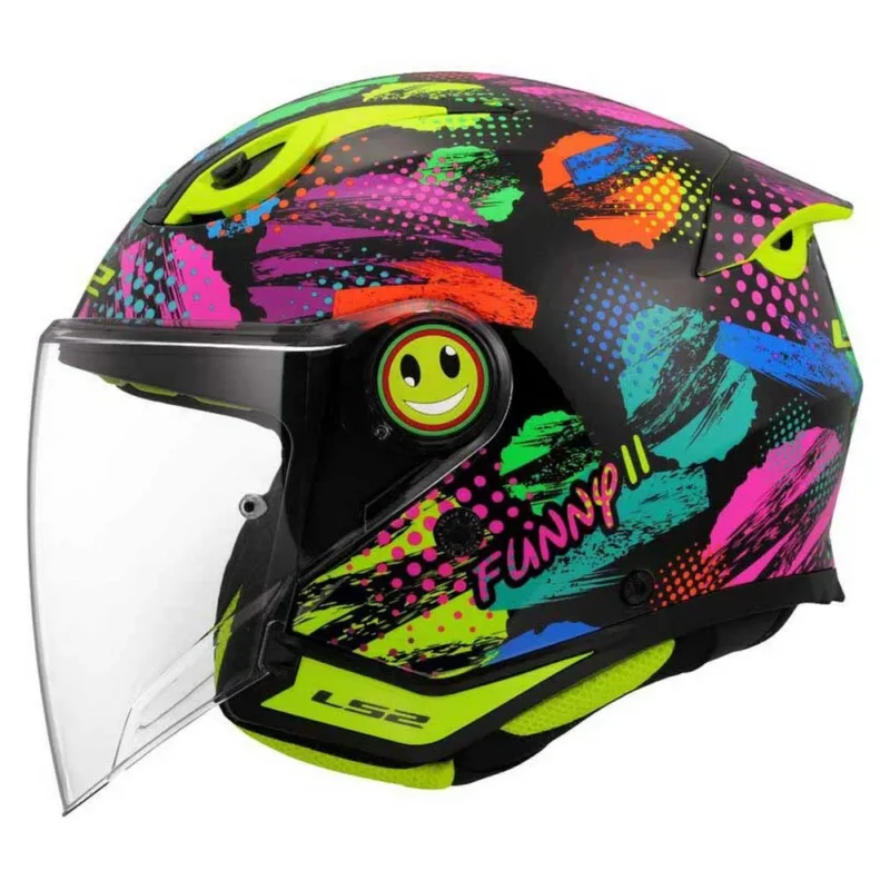 Satisfait Ou Remboursé LS2 Casque jet junior OF622 Funny II Joy
