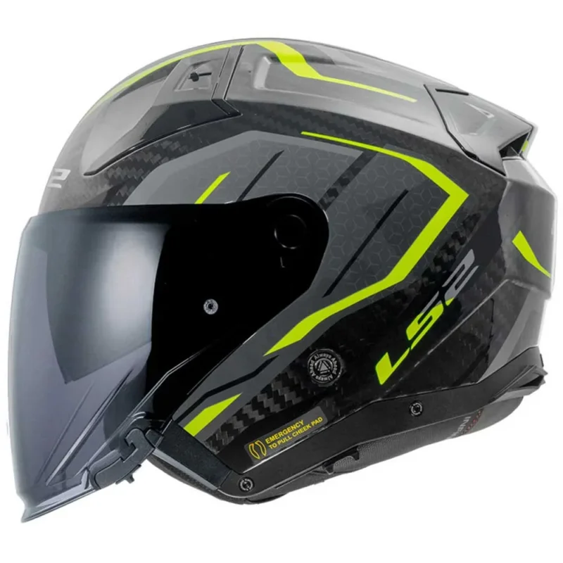 Acheter En Ligne LS2 Casque jet OF603 Infinity II Carbon Urus