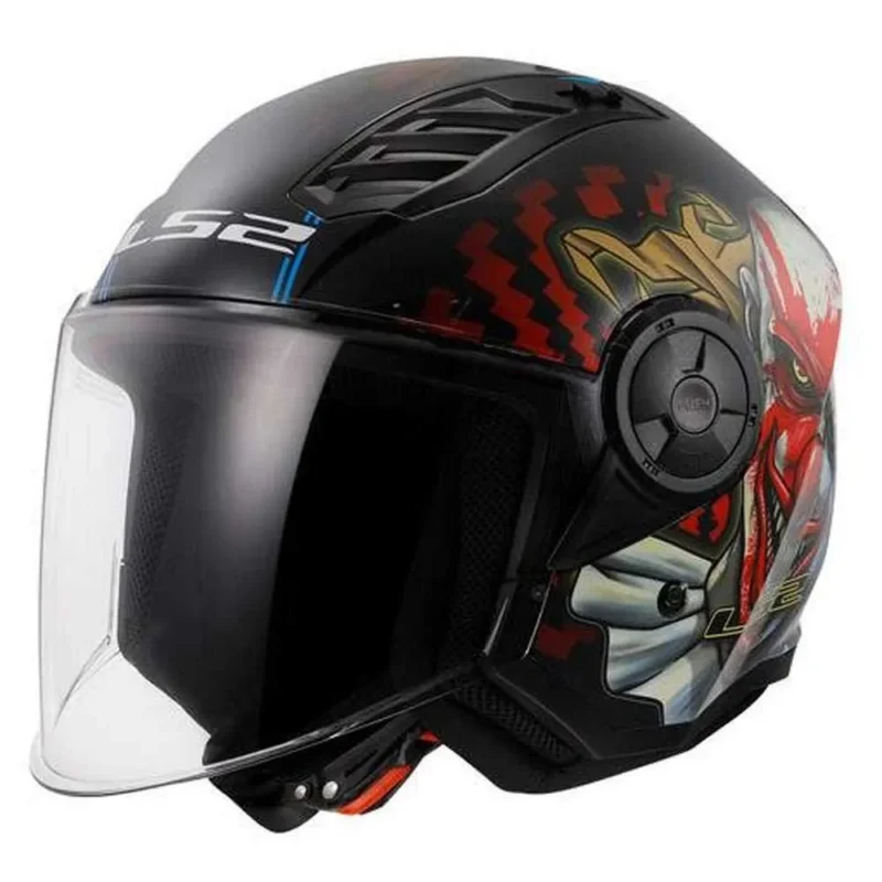 LS2 Casque jet OF616 Airflow II Happy Dreams Top Vente