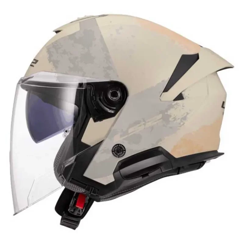 LS2 Casque jet OF618 Verso II Aqua Authentique