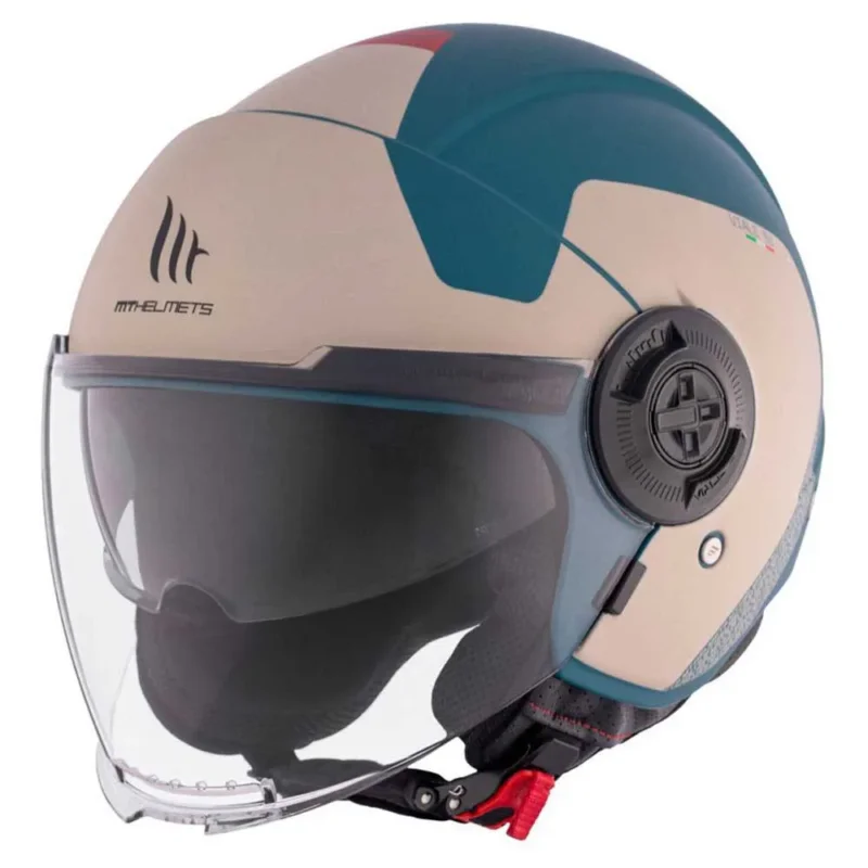 MT Helmets Casque jet Viale SV S Beta Commander Vite