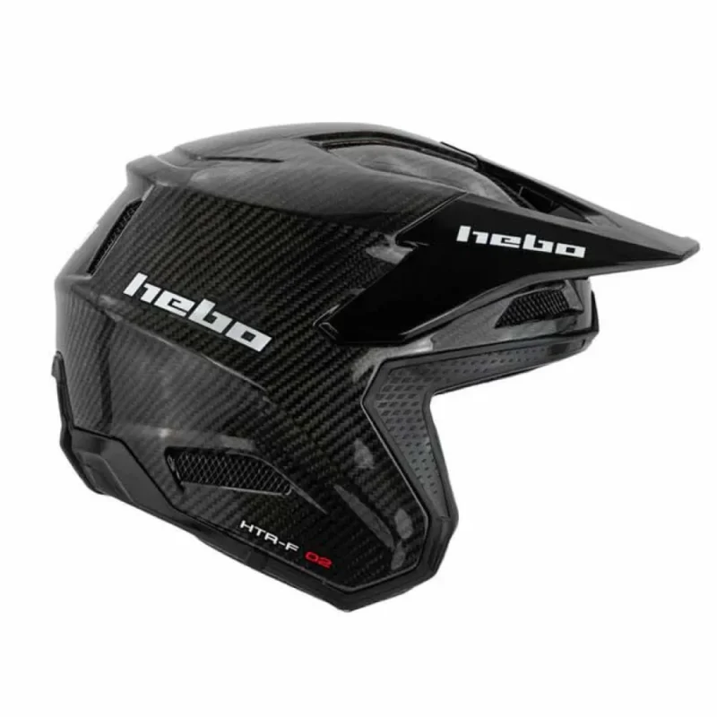 Authentique Hebo Casque jet Zone Race K3 Carbon