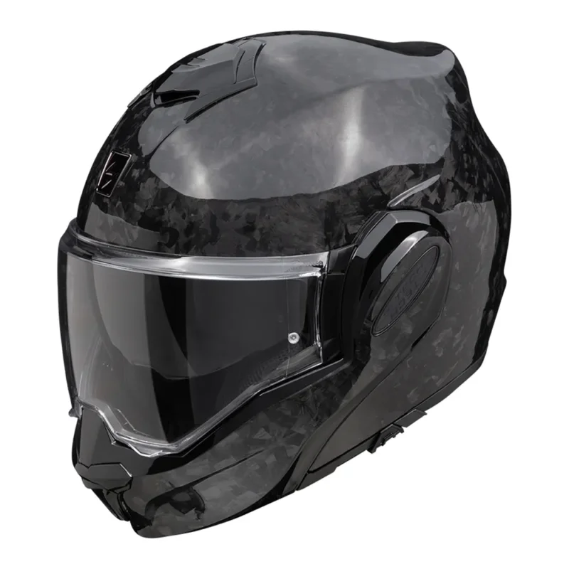 Retour Gratuit Scorpion Casque modulable EXO-Tech EVO Carbon Onyx