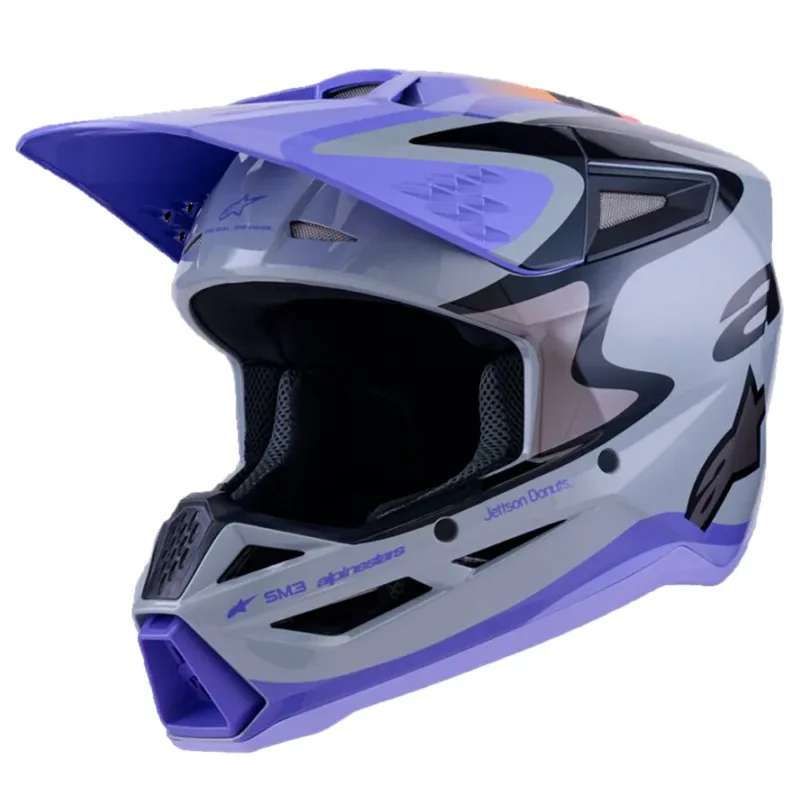 Alpinestars Casque tout-terrain S-M3 Jettson ECE22.06 Vente Directe