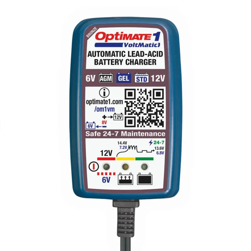 Expédié Aujourd'hui Tecmate Chargeur Optimate 1 VoltMatic 6/12V 0.6A TM400A