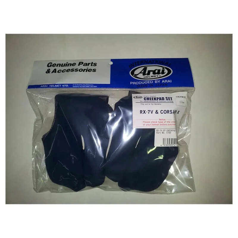 Arai Coussinets de joues RX-7V Eco Pure Promotion