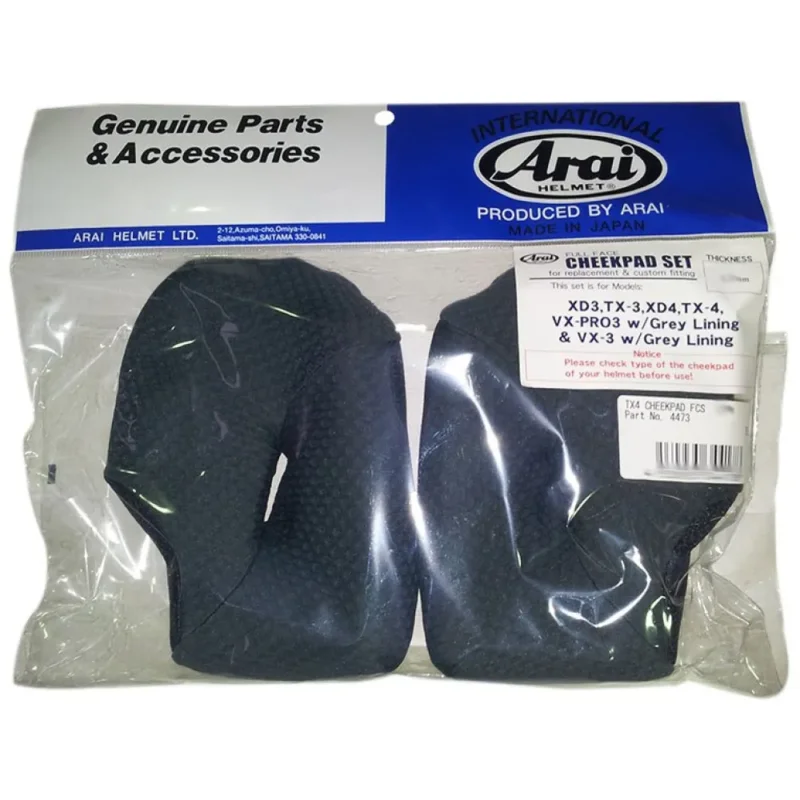 Nouvel Arrivage Arai Coussinets de joues Tour-X4