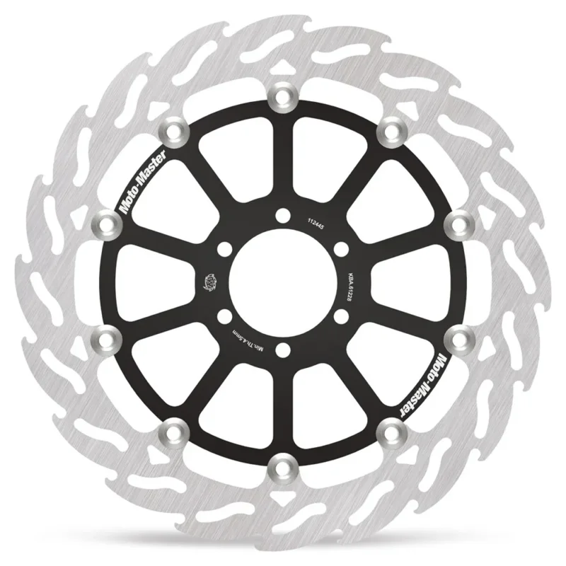 Haute Qualité Moto-master Disque de frein avant flottant Flame Moto Guzzi Audace 1400 Abs 15-17/Audace 1400 Carbon Abs 18-20 112445