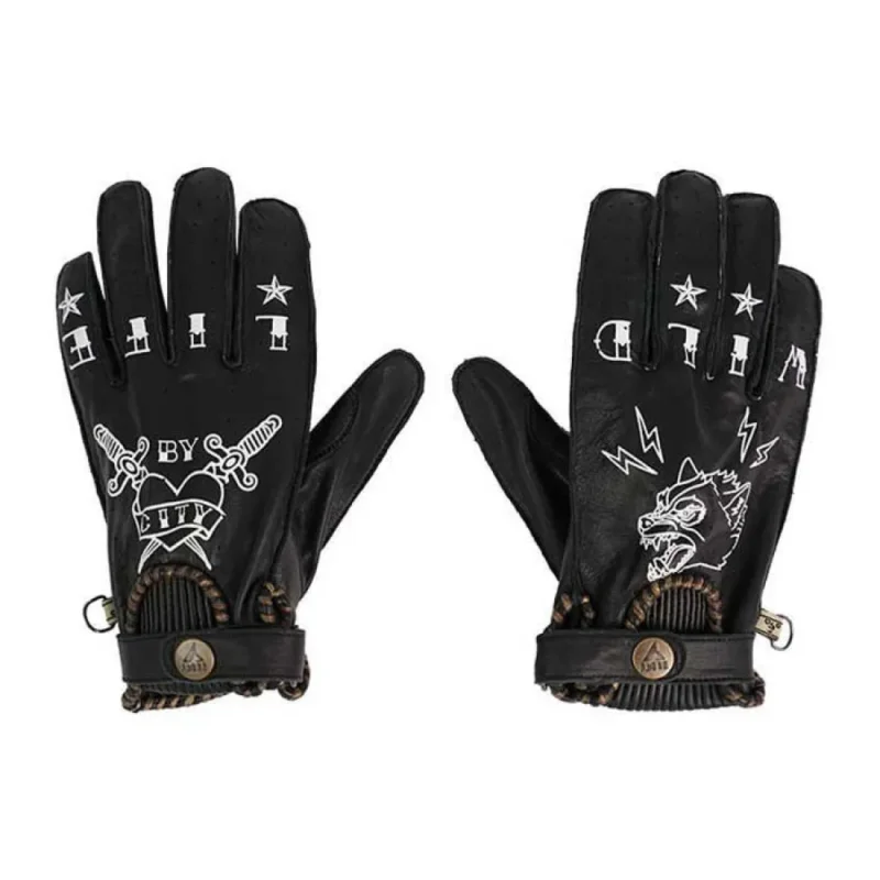 Marque By City Gants en cuir Tattoo II