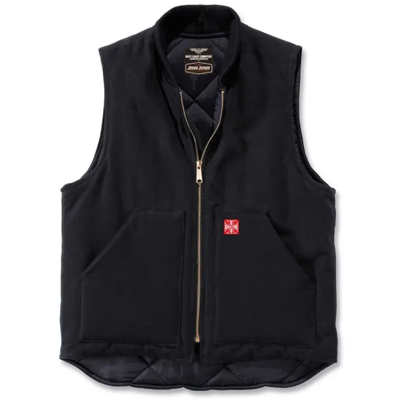 West Coast Choppers Gilet Heavy Duty Canvas reconditionné Meilleure Vente