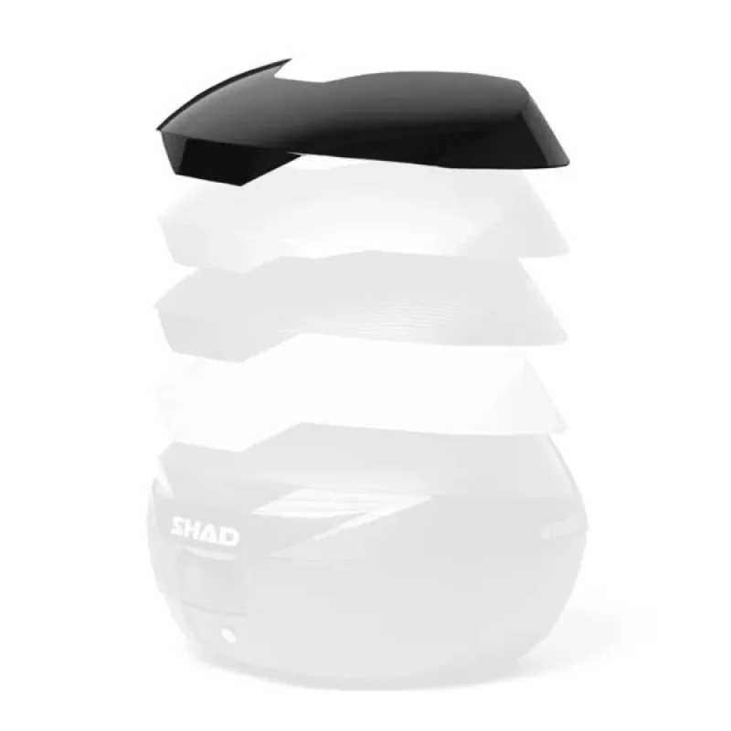 Top Vente Shad Housse de boîtier en métal noir SH39 pour top case