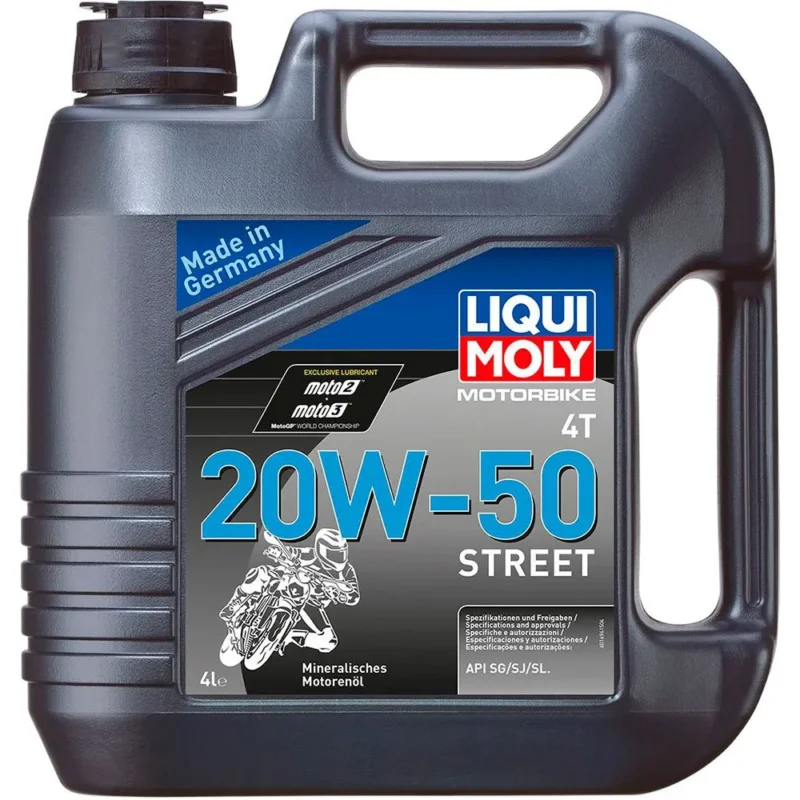 Retour Gratuit Liqui Moly Huile moteur 4T 20W50 Mineral 4L