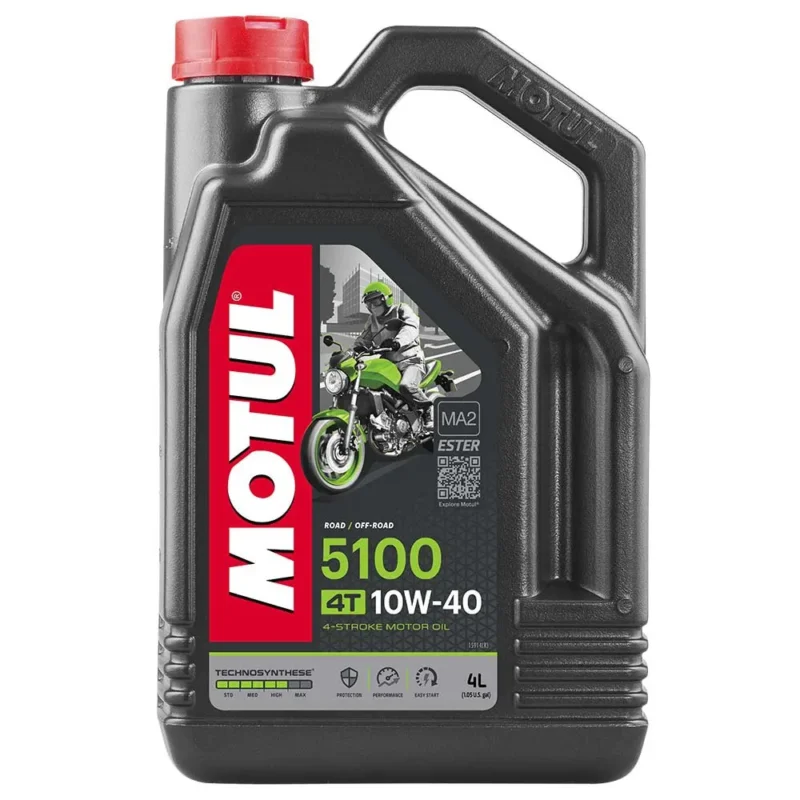 Motul Huile moteur 5100 10W40 4T 4L Certifié