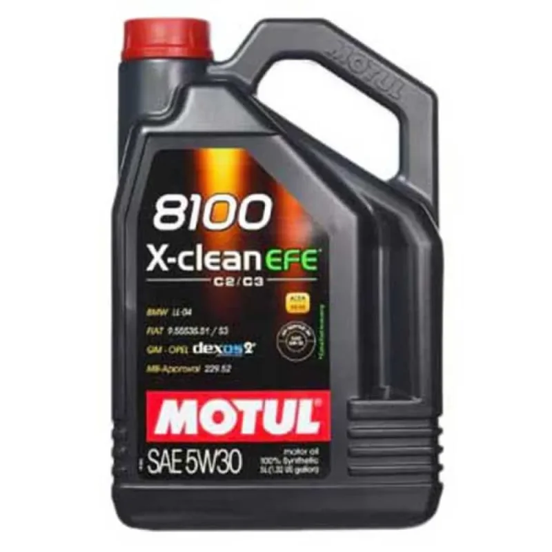 Motul Huile moteur 8100 X-Clean Efe C2/C3 5W30 5L Bon Marché