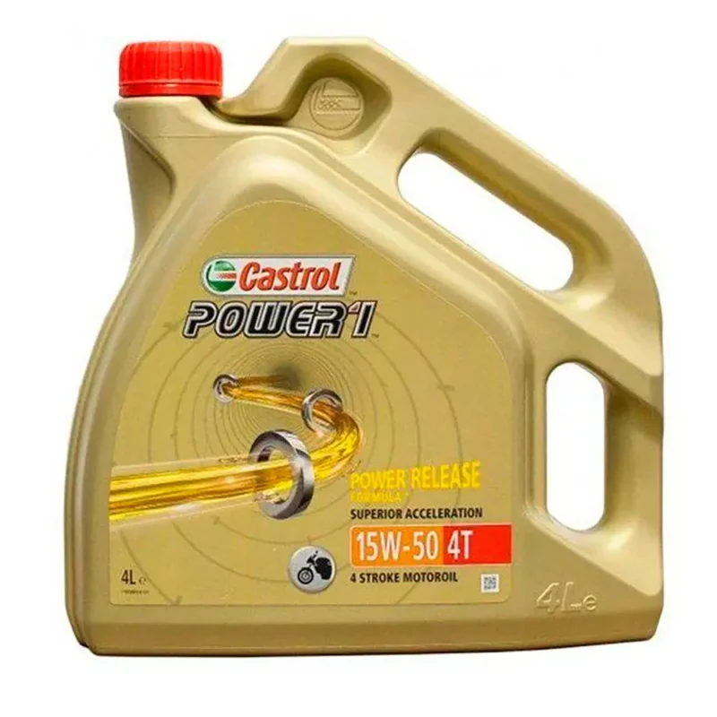 Castrol Huile moteur Power 1 4T 15W50 4L Livraison Express