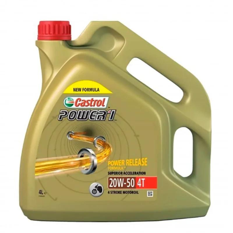 Castrol Huile moteur Power 1 4T 20W50 4L Retour Gratuit