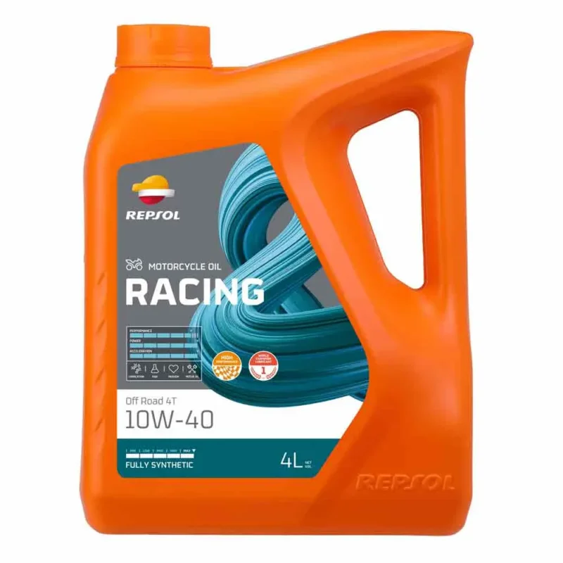 Repsol Huile moteur Racing Off Road 4T 10W-40 4L Expédié Aujourd'hui