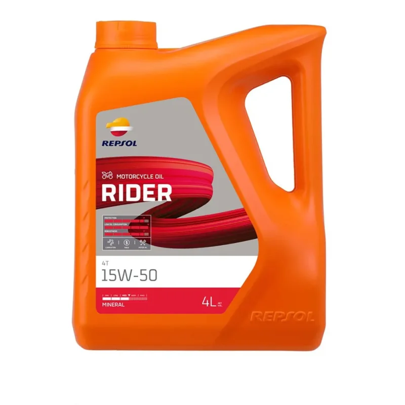 Promotion Repsol Huile moteur Rider 4T 15W-50 4L