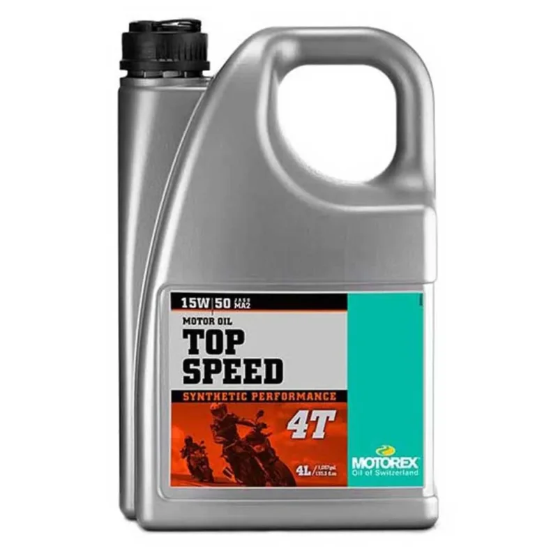 Motorex Huile moteur Top Speed 4T 15W50 4L Nouvel Arrivage