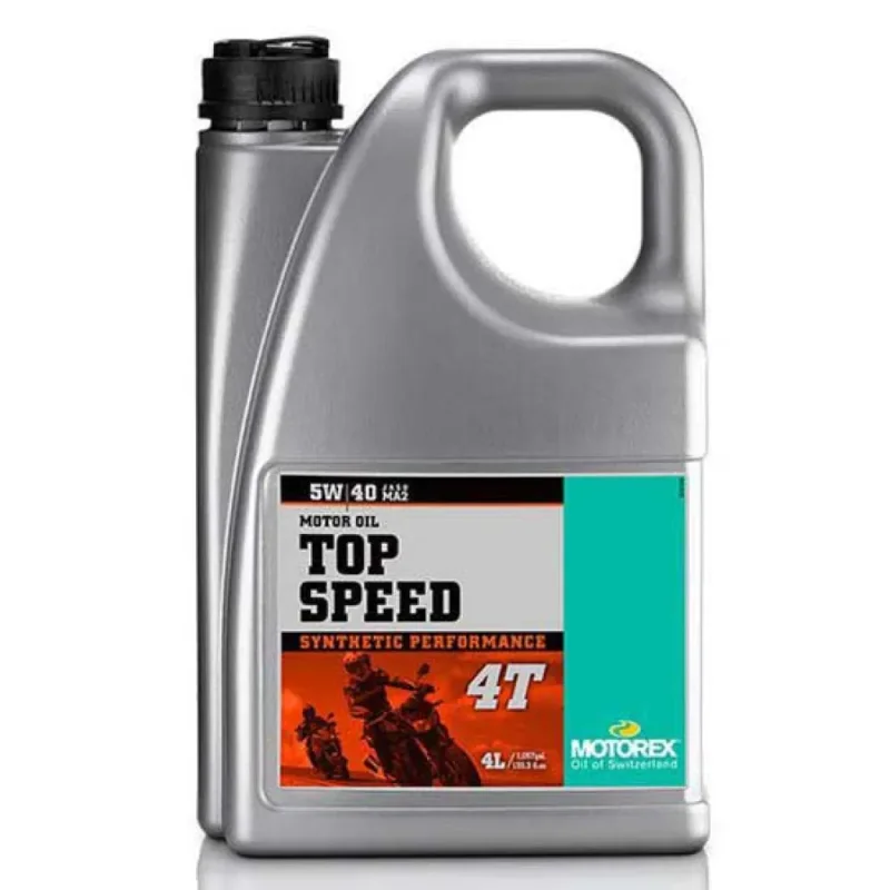 Motorex Huile moteur Top Speed 4T 5W40 4L Solde