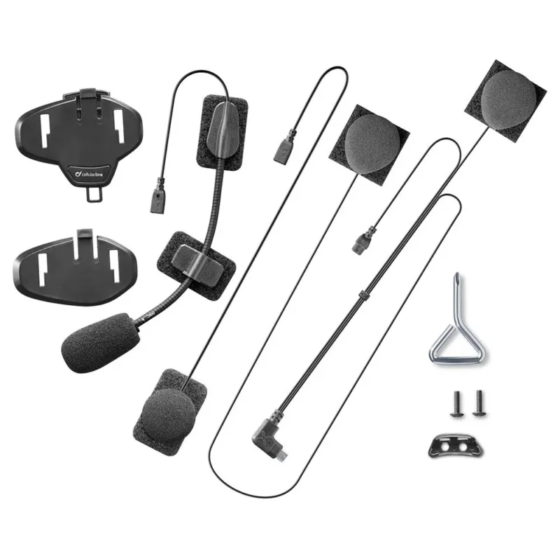 Interphone Cellularline Kit audio intercom Kit Audio Conector Flat Acheter Direct