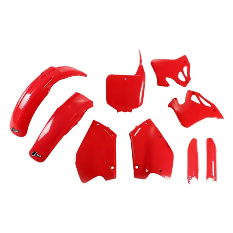 UFO Kit de plastique Honda CR 125/250 1995-1997 HOKIT095F-067 Fork Protectors & Expédition Rapide