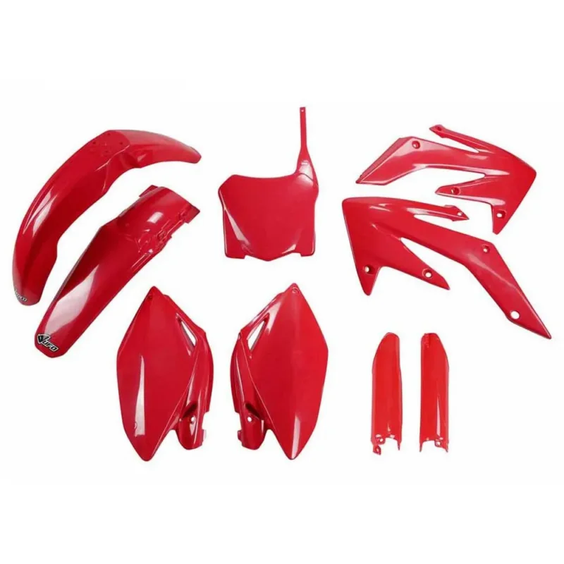 UFO Kit de plastique Honda CRF 250R 2008-2009 HOKIT112F-070 Fork Protectors & Marque