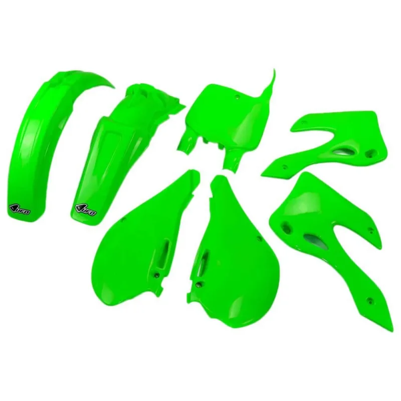 Meilleur Prix UFO Kit de plastique Kawasaki KX 125/250 1999-2002 KAKIT200-026