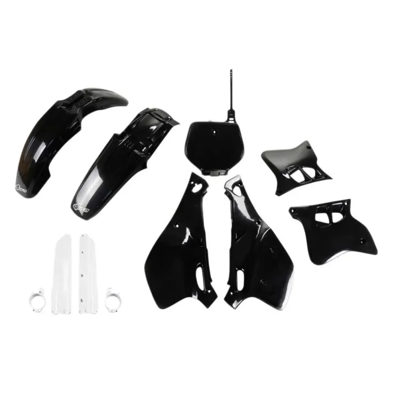 Expédié Aujourd'hui UFO Kit de plastique Yamaha YZ 125/250 1993-1995 YAKIT295F-001 Fork Protectors &