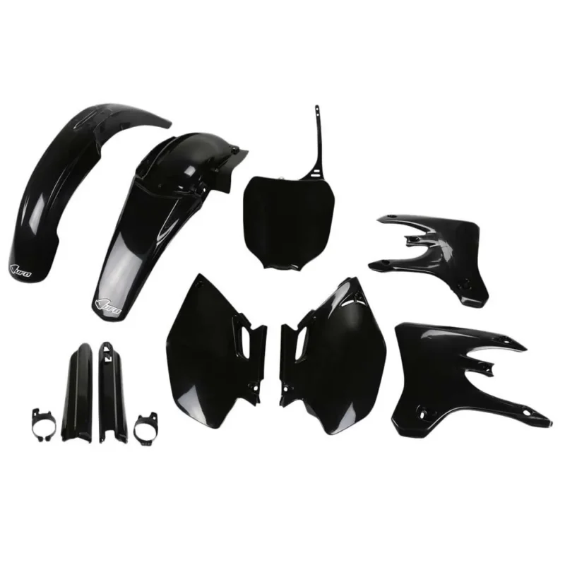 Seulement Aujourd'hui UFO Kit de plastique Yamaha YZF 250/450 2003-2004 YAKIT304F-001 Fork Protectors &
