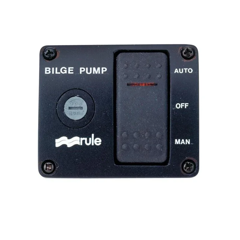 Expédié Aujourd'hui Rule 3-Way Rocker Switch Panel 12V