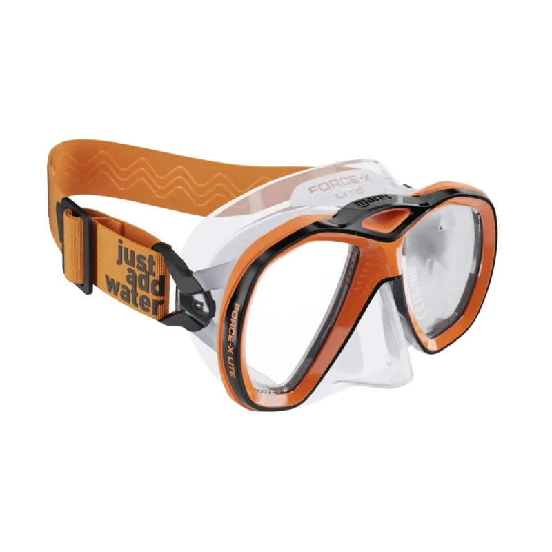 Mares Force-X Lite Transparent/Orange Meilleure Vente