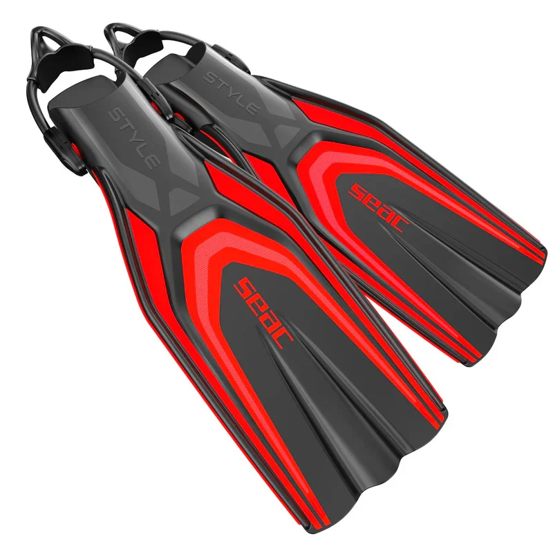 Seac Style-S Fins - Red Bon Plan