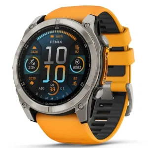 Garmin fenix 8 51mm Titanium Spark Orange Sapphire Acheter Direct