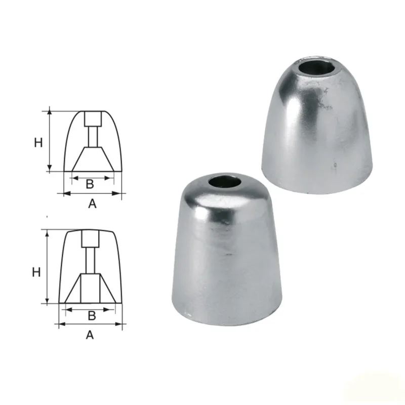 Zinc Riva shaft and propeller root anodes Acheter Direct