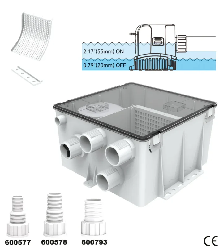 Seaflo Shower Sump 800GPH Prix Réduit