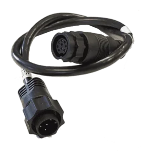 Bon Plan Lowrance cable from Transducer 9 Pin Black to Adapter 7 Pin Blue